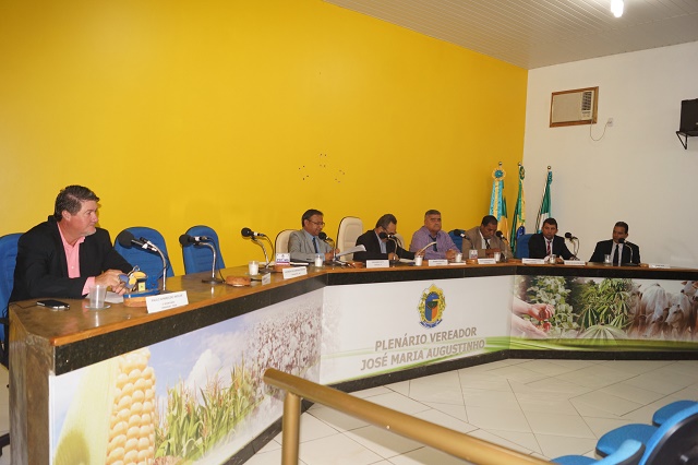 Primeira Sessão Ordinária do ano de 2019, da Câmara Municipal de Novo Horizonte do Sul.