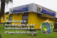Veja na integra como foi a 39ª Sessão da Câmara de Vereadores de  Novo Horizonte do Sul na ultima segunda-feira 02/12/2019
